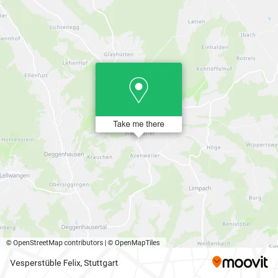 Vesperstüble Felix map