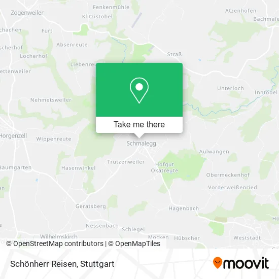 Карта Schönherr Reisen