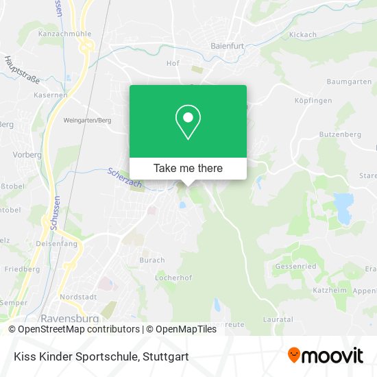 Kiss Kinder Sportschule map
