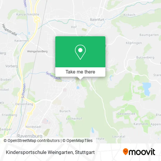 Карта Kindersportschule Weingarten
