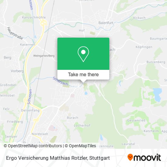 Карта Ergo Versicherung Matthias Rotzler