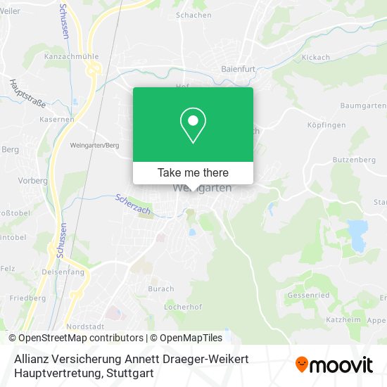 Allianz Versicherung Annett Draeger-Weikert Hauptvertretung map