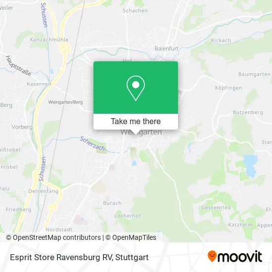 Карта Esprit Store Ravensburg RV