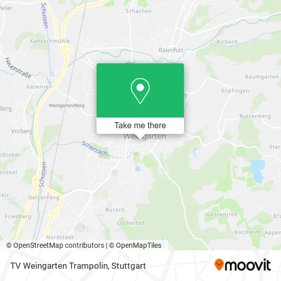 Карта TV Weingarten Trampolin