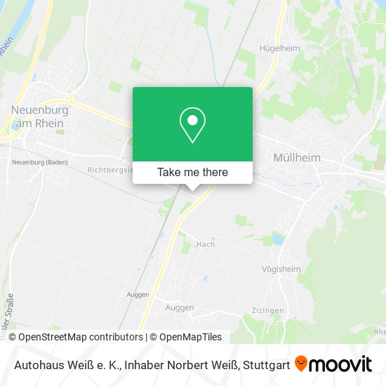 Autohaus Weiß e. K., Inhaber Norbert Weiß map