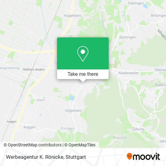 Карта Werbeagentur K. Rönicke