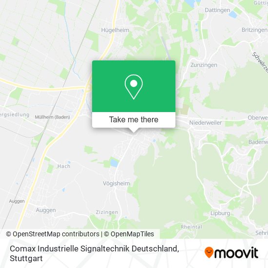 Comax Industrielle Signaltechnik Deutschland map