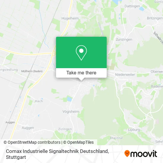 Карта Comax Industrielle Signaltechnik Deutschland