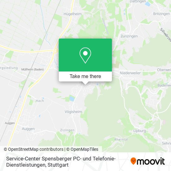 Service-Center Spensberger PC- und Telefonie-Dienstleistungen map