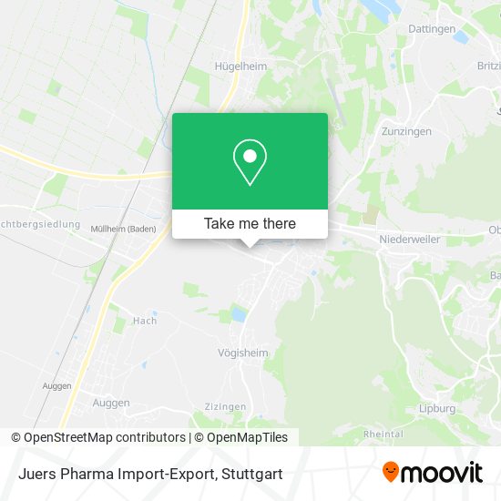 Juers Pharma Import-Export map