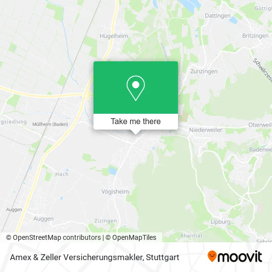 Карта Amex & Zeller Versicherungsmakler