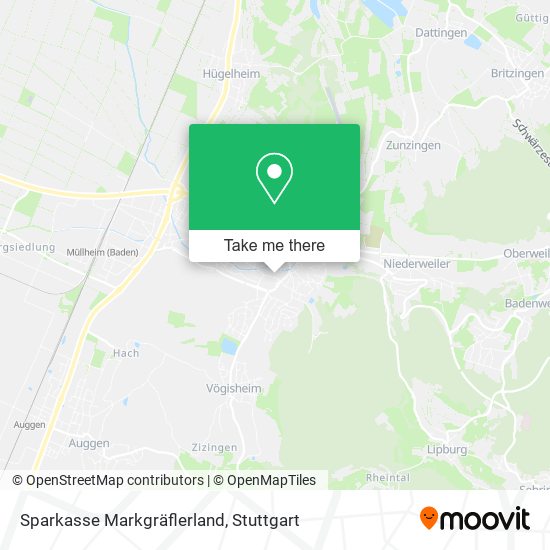 Sparkasse Markgräflerland map
