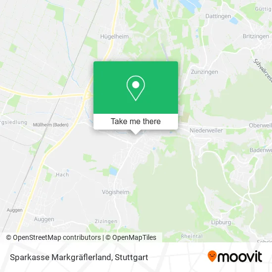 Карта Sparkasse Markgräflerland