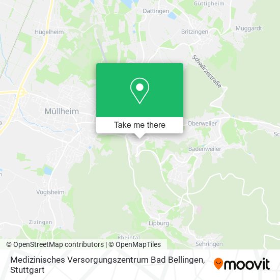 Medizinisches Versorgungszentrum Bad Bellingen map