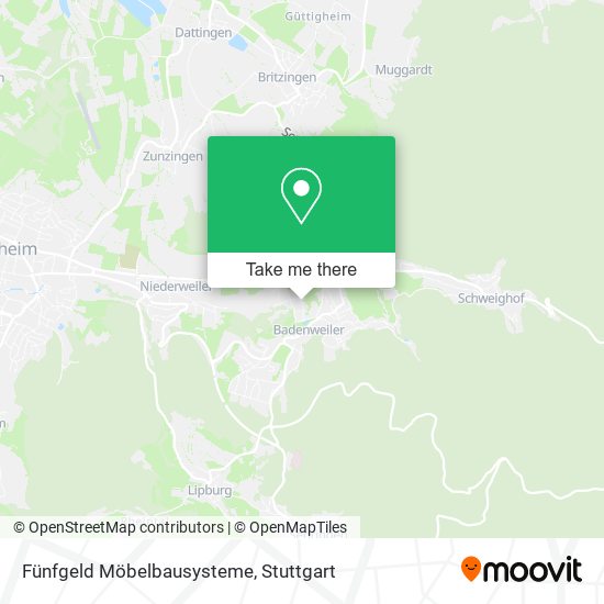 Карта Fünfgeld Möbelbausysteme