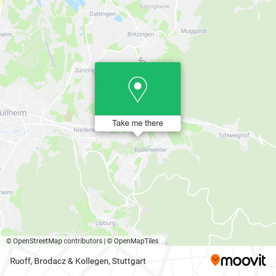 Ruoff, Brodacz & Kollegen map