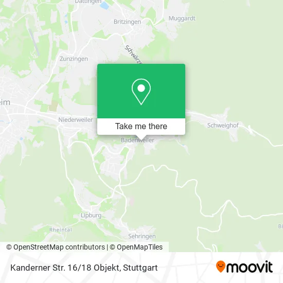 Карта Kanderner Str. 16/18 Objekt