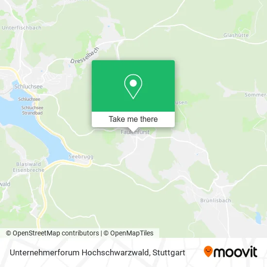 Карта Unternehmerforum Hochschwarzwald