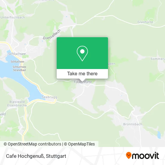 Карта Cafe Hochgenuß