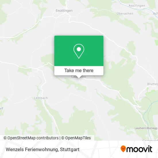 Карта Wenzels Ferienwohnung