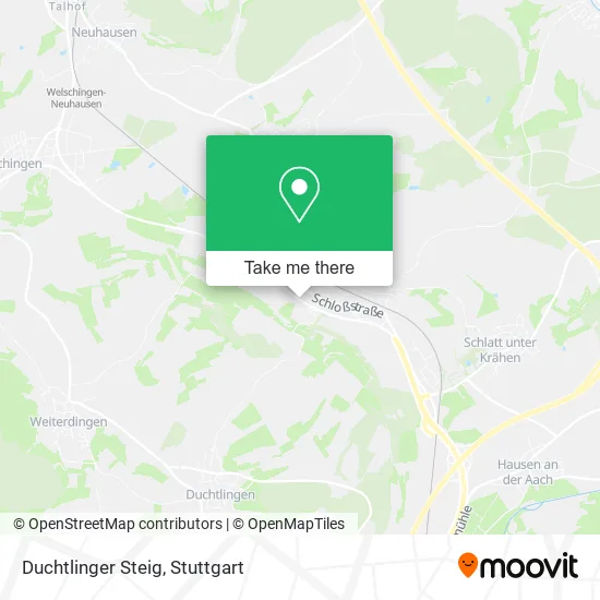 Карта Duchtlinger Steig