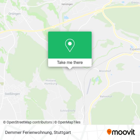 Demmer Ferienwohnung map