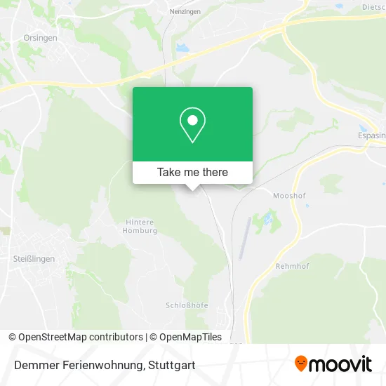 Карта Demmer Ferienwohnung