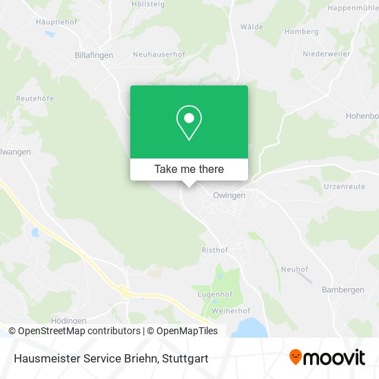 Hausmeister Service Briehn map