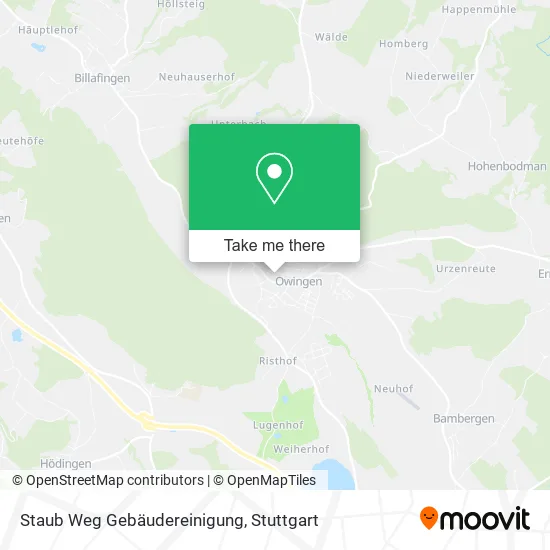 Карта Staub Weg Gebäudereinigung