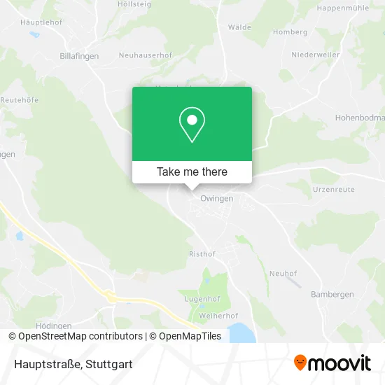 Карта Hauptstraße