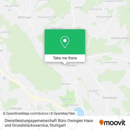 Dienstleistungsgemeinschaft Büro Owingen Haus und Grundstücksservice map