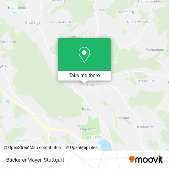 Карта Bäckerei Mayer