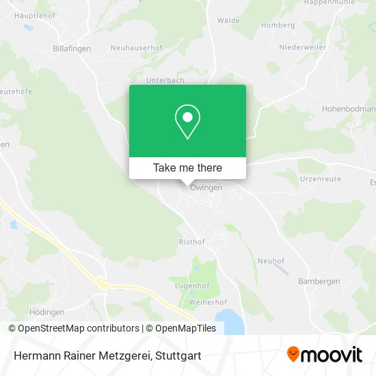 Hermann Rainer Metzgerei map