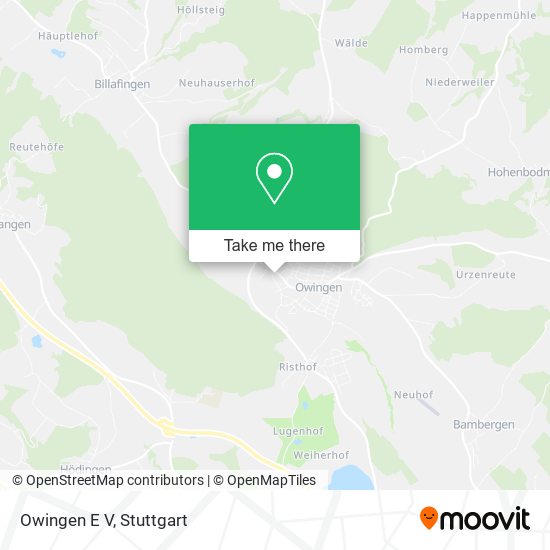 Owingen E V map