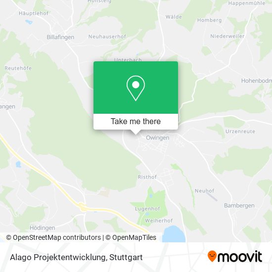 Alago Projektentwicklung map