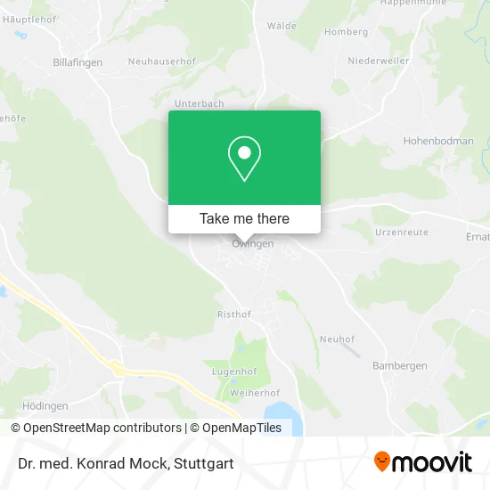 Карта Dr. med. Konrad Mock