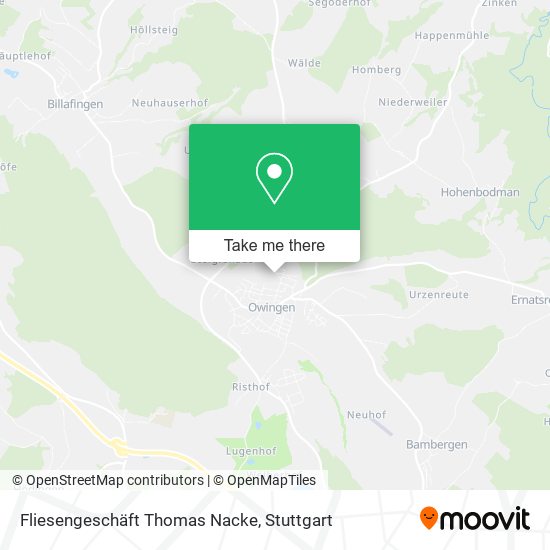 Fliesengeschäft Thomas Nacke map