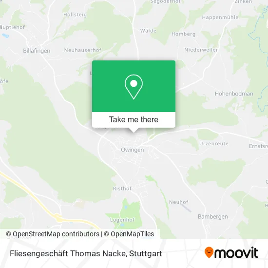 Карта Fliesengeschäft Thomas Nacke