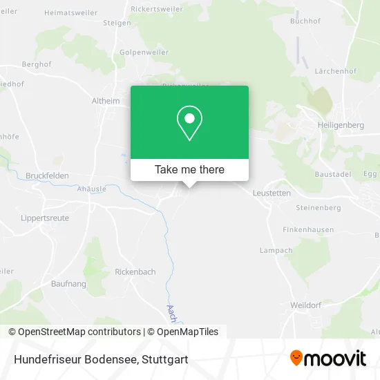 Карта Hundefriseur Bodensee