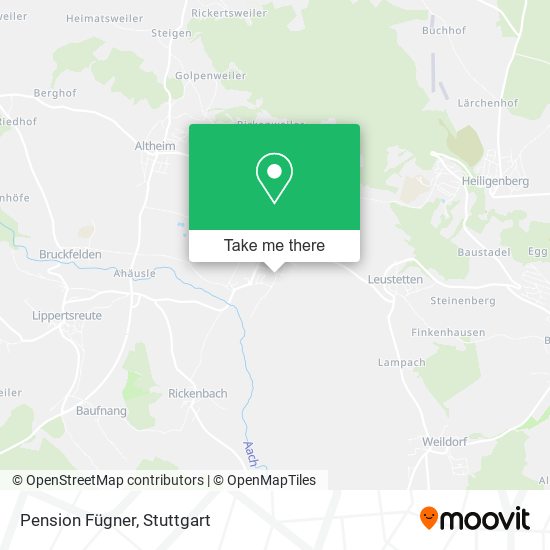 Pension Fügner map
