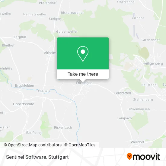 Sentinel Software map