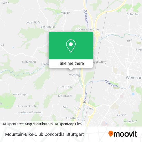 Mountain-Bike-Club Concordia map