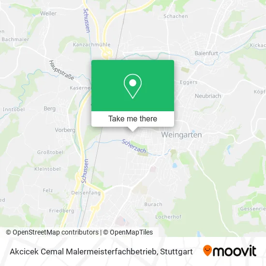 Карта Akcicek Cemal Malermeisterfachbetrieb