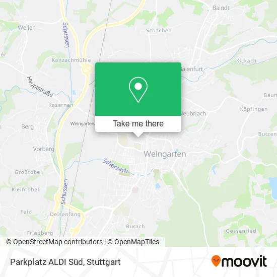 Карта Parkplatz ALDI Süd