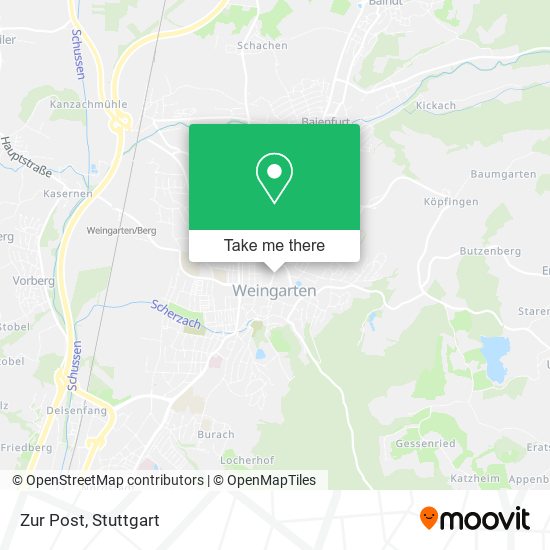 Zur Post map