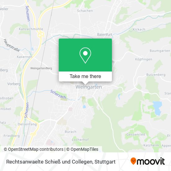 Rechtsanwaelte Schieß und Collegen map