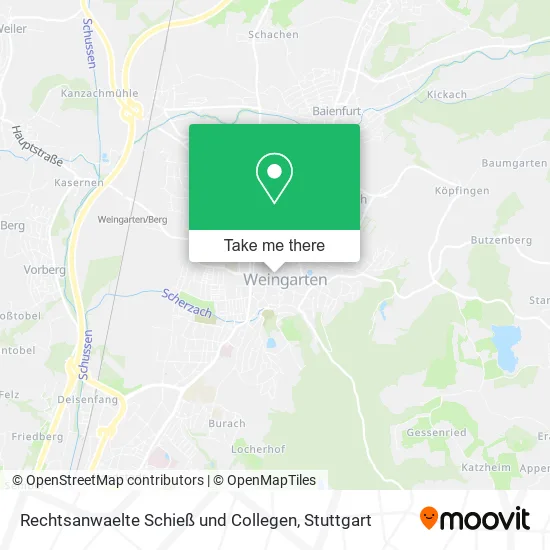 Карта Rechtsanwaelte Schieß und Collegen