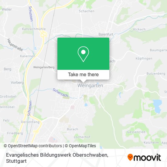 Evangelisches Bildungswerk Oberschwaben map