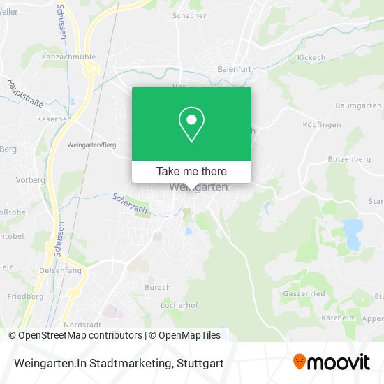 Weingarten.In Stadtmarketing map