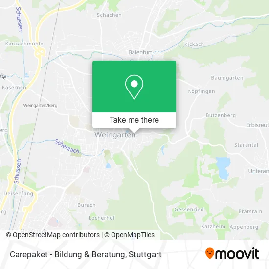 Карта Carepaket - Bildung & Beratung